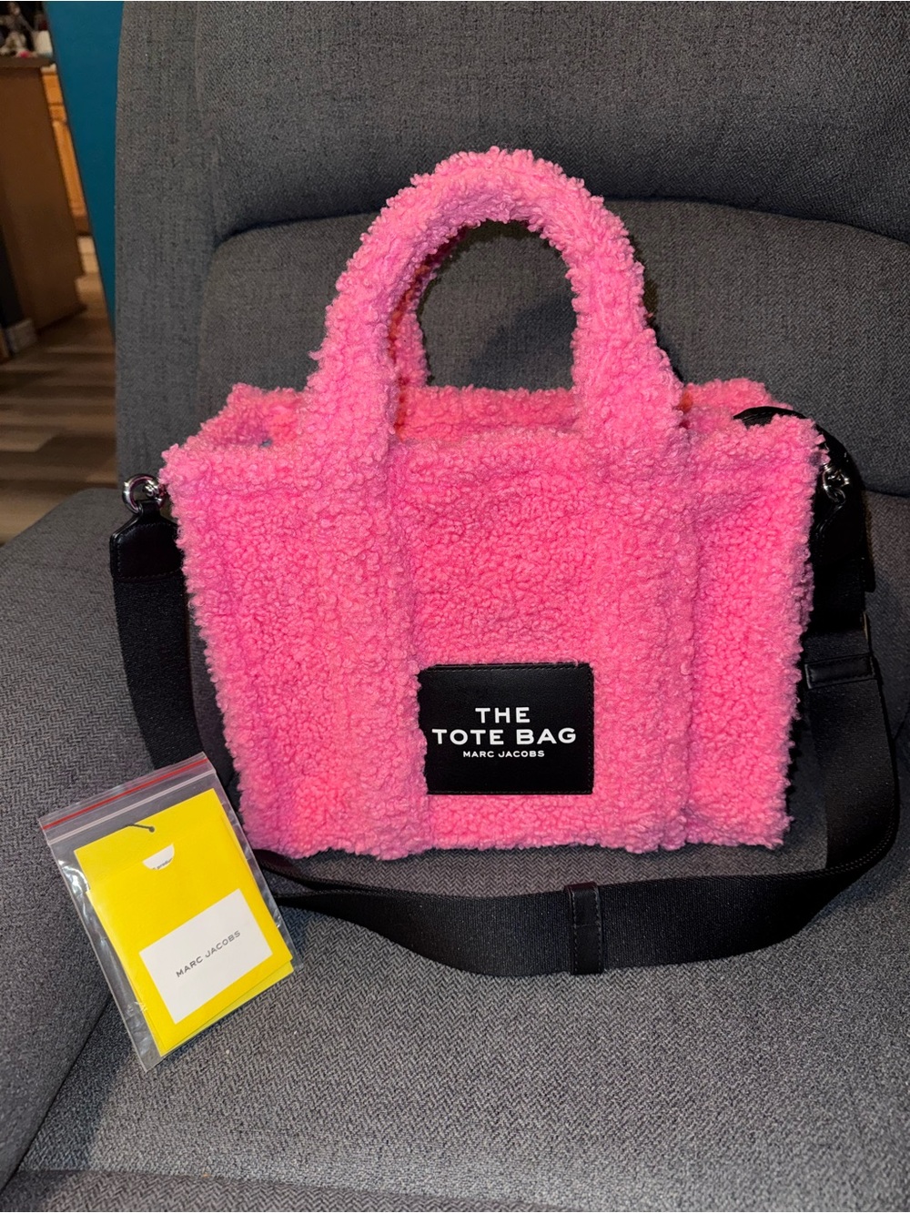 Marc Jacobs The Tote Bag Pink Sherpa Tote